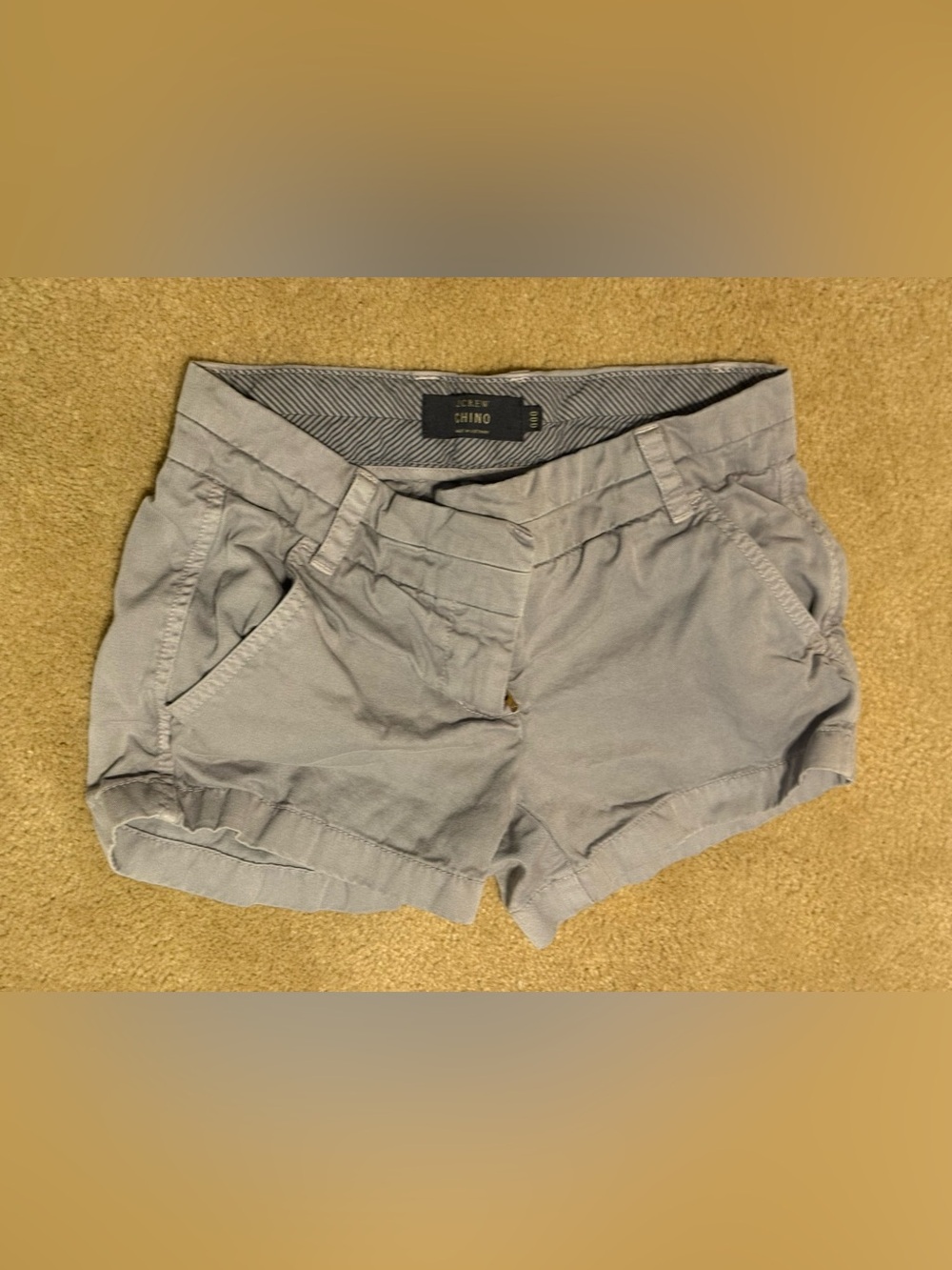 J. Crew Light Gray Chino Shorts